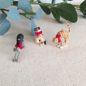 NIB 2004 VINTAGE Hallmark Keepsake Purr-fectly Contented Miniature Ornam…